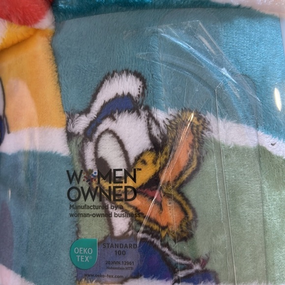 DISNEY MICKEY AND FRIENDS PLUSH OVERSIZED THROW SUPER SOFT MADE BYWOMAN OWNED CO - Picture 2 of 5